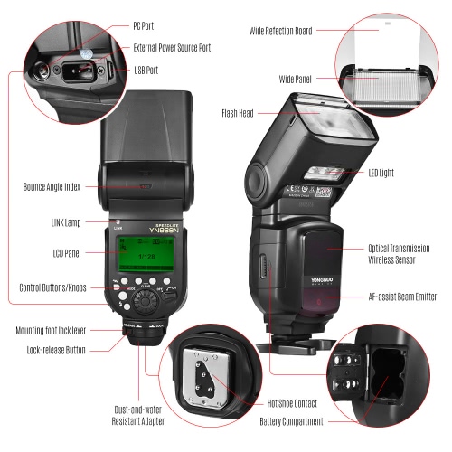 YONGNUO YN968N Wireless TTL Flash Speedlite