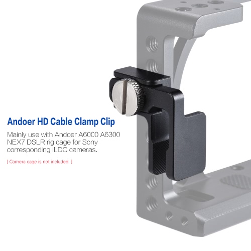 Andoer Hd Cable Clamp Clip Compatible With Camera Cage For Sony A6000 A6300 Nex7 Ildc Cameras huismerk kopen in de aanbieding Andoer Hd Cable Clamp Clip Compatible With Camera Cage For Sony A6000 A6300 Nex7 Ildc Cameras huismerk kopen in de aanbieding