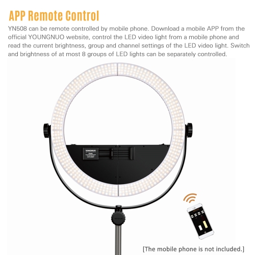 

YONGNUO YN508 Professional 2-in-1 Bi-Color LED Video Light Ring