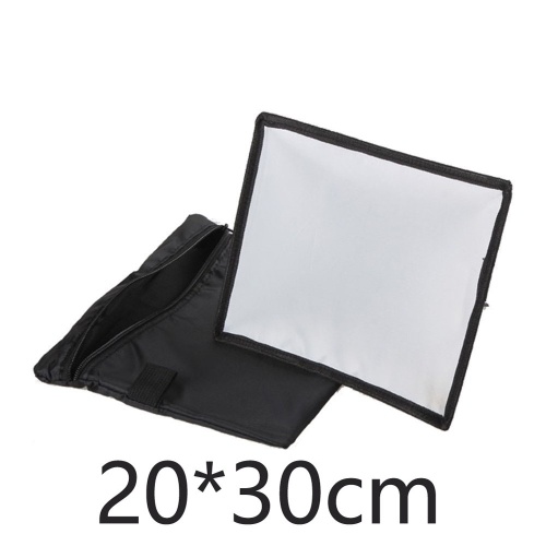 

Portable Translucent Folding Softbox for DSLR Cameras Flash Speedlite Softbox Diffuser 20*30/15*17 Centimeter Portable Studio