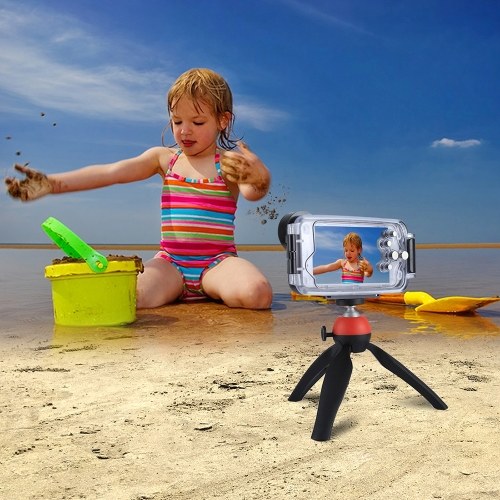 

PULUZ for iPhone 7 Plus & 8 Plus 40m/130ft Waterproof Diving Housing Case for Surfing Swimming Photo Video Taking Underwater Cover (Black)