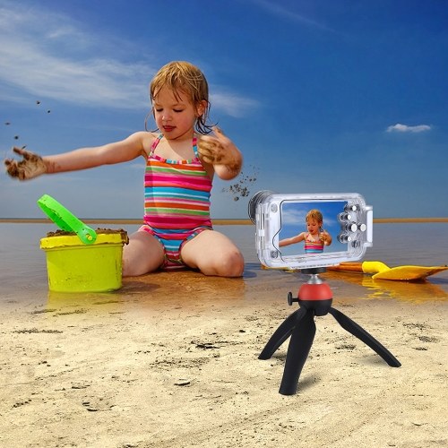 

PULUZ for iPhone 7 Plus & 8 Plus 40m/130ft Waterproof Diving Housing Case for Surfing Swimming Photo Video Taking Underwater Cover (Transparent)