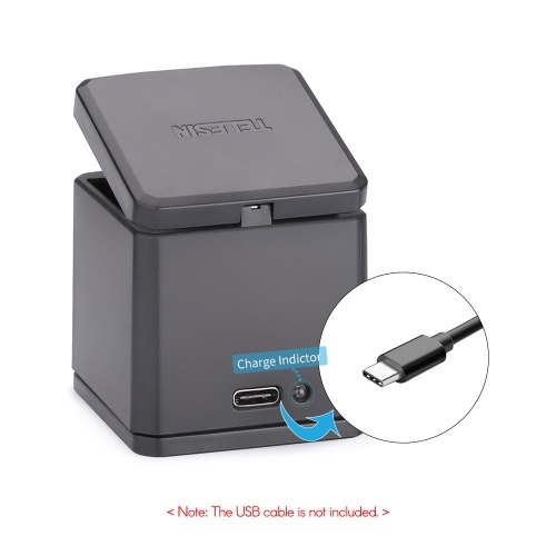 

TELESIN 2 In 1 Portable Battery Storage Charging Box Case