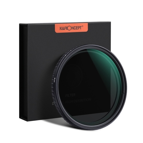 

K&F CONCEPT 67mm Ultra-thin Adjustable Variable Neutral Density ND Filter Fader ND2-ND32 for Camera Lens for Canon Sony Nikon Cameras