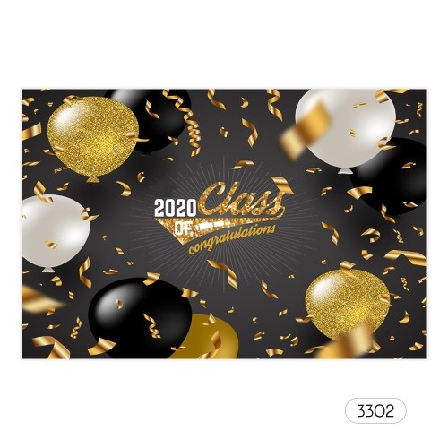 

7*5ft Professional Backdrop The Class of 2020 Graduation Photography Background