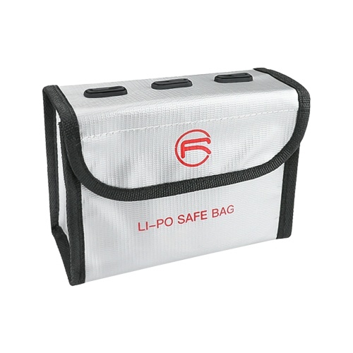 RCSTQ Fireproof Explosion-proof Lipo Battery Safe Bag Protection Storage Charging Bag Guard Pouch with Manual Battery Indicator for 3 Batteries Replacement for DJI FPV Battery