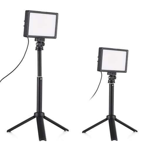 

3 Packs 15W LED Video Light Set Desktop Photography Fill Light Bi-Color Temperature Adjustable Brightness CRI95 USB Power Supply with Extendable Tripod Color Filters for Vlog Video Shooting Video Conference Live Stream Makeup Selfie Product Photography