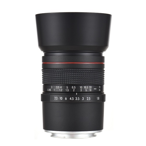 Andoer 85mm F1.8 Medium Telephoto Camera Lens Large Aperture Full Frame Portrait Lens 