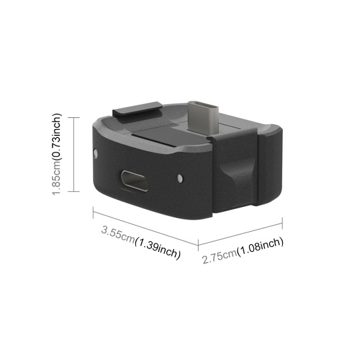 PULUZ PU897B Camera Charging Adapter Base Camera Stand Base Mount Adapter Compatible with DJI OSMO Pocket 3 