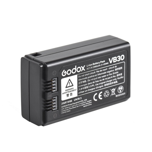 Godox VB30 Battery 7.2V 2980mAh Rechargeable Li-ion Battery for Godox V1 Pro Series Flash Speedlite Accessory 