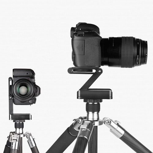 

Andoer Z-shaped Aluminum Alloy Foldable Camera Camcorder Desktop Holder Quick Release Plate Tilt Head for Nikon/Canon/Pentax/Olymp