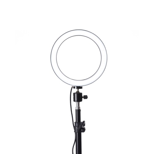 

260mm USB Interface Dimmable LED Selfie Round Light Phone Photography Video Makeup Lamp