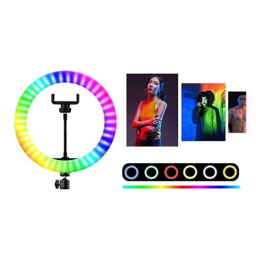 

RGB LED Selfie Round Light USB RingLight