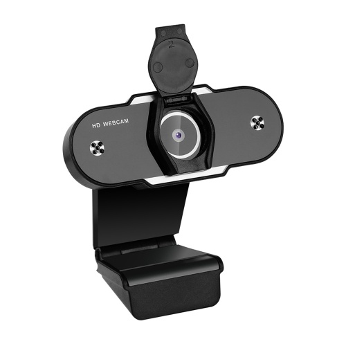 

USB Plug and Play 2K 5 Million Pixel Webcam with Built-in Microphone for Live Stream Online Course Teaching Video Conferencing