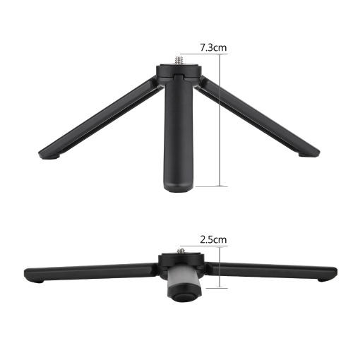 Lightweight Mini Desktop Tripod Aluminum Alloy Tripod Stand with 1/4 Inch Screw Wrench for DSLR ILDC Camera Camcorder Projector 