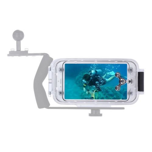 Mobile Phone Smartphone Waterproof Diving Housing Protective Case Cover Underwater 40M/ 130ft for iPhone 6