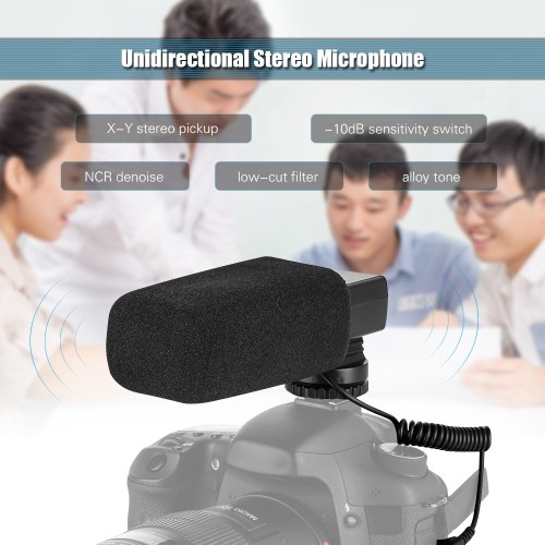 K&F CONCEPT S5 Stereo Video Shotgun Microphone
