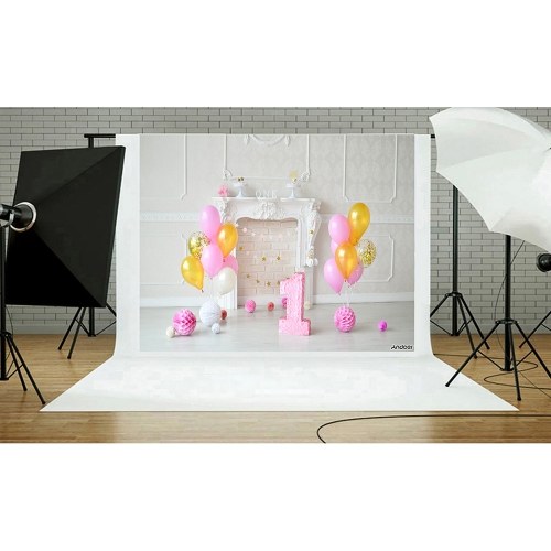 

Andoer 2.1 * 1.5m/7 * 5ft Photography Background Baby Kids Photo Studio Pros