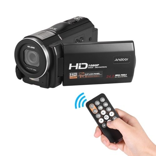 Andoer HDV-F5 1080P Videocamera digitale Full HD Videocamera digitale DV