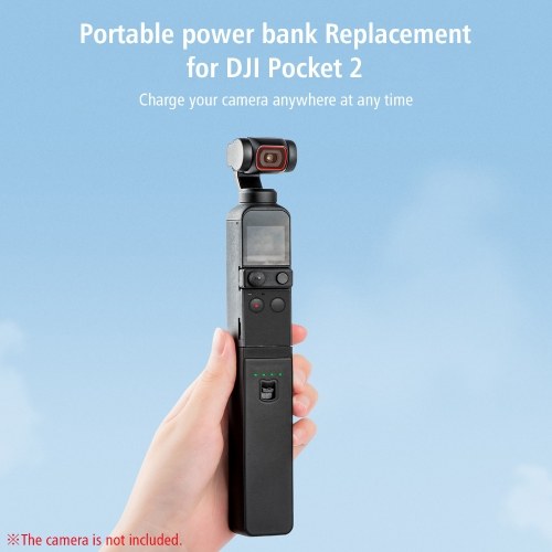 STARTRC Upgraded Portable Fast-Charging Power Bank Handheld Camera Extension Rod Charging Case Plug and Play with 1/4 Inch Screw Hole Replacement for DJI Pocket 2 