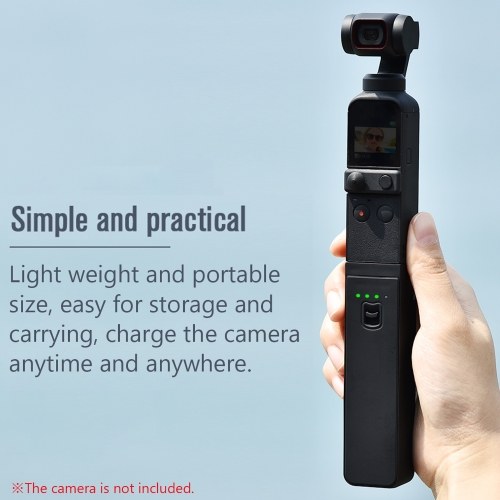 STARTRC Upgraded Portable Fast-Charging Power Bank Handheld Camera Extension Rod Charging Case Plug and Play with 1/4 Inch Screw Hole Replacement for DJI Pocket 2 