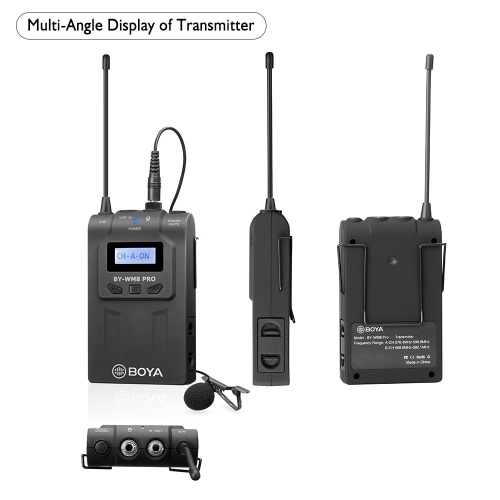 

BOYA BY-WM8 Pro-K7 UHF Dual-Channel Wireless Microphone System
