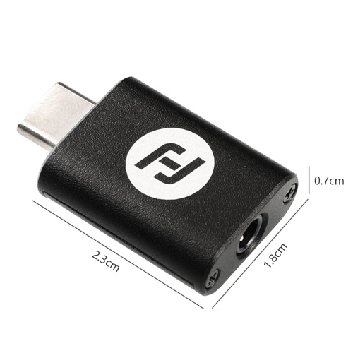 

FeiyuTech 3.5mm to Type-C Audio Adapter Camera Mic Adapter Replacement for Feiyu Pocket Feiyu Pocket 2 Feiyu Pocket 2S