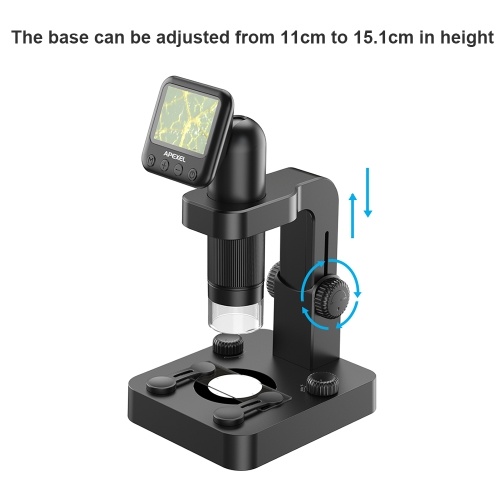 APEXEL MS003 USB Digital Microscope with 2.0 Inch LCD Screen 