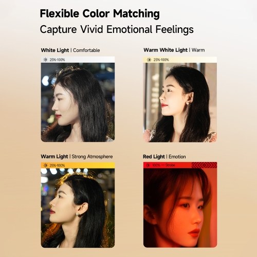 MARTVSEN R7 PRO 28W Magnetic LED Video Light Portable Fill Light Multifunctional Camera Light