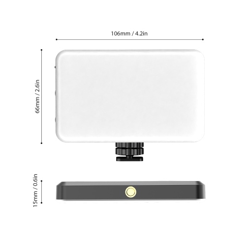 D10S Pocket RGB Fill Light LED Video Light 