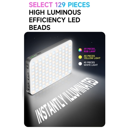 D10S Pocket RGB Fill Light LED Video Light 