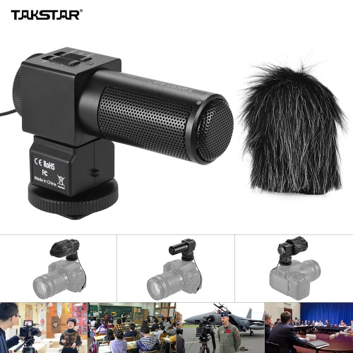 

Takstar SGC-698 Pro Photography Interview On-camera Microphone Recording Mic