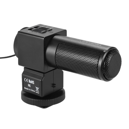 Takstar SGC-698 Pro Photography Interview On-camera Microphone Recording Mic for Nikon Canon Sony DSLR Camera DV Camcorder