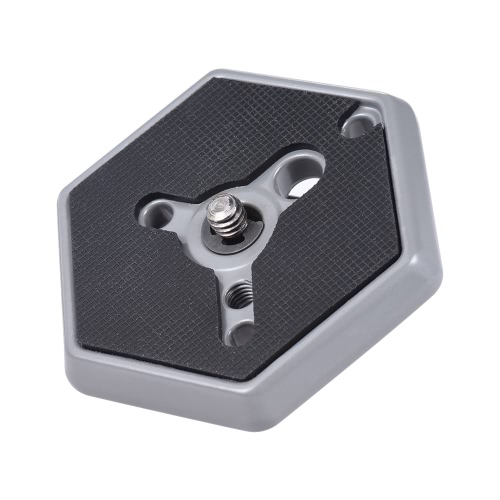 

Andoer 1/4" Tripod Monopod Hexagonal Quick Release Mounting Plate Replacement for 3038/3039/3047/3055 for 029/229/RCO QR System