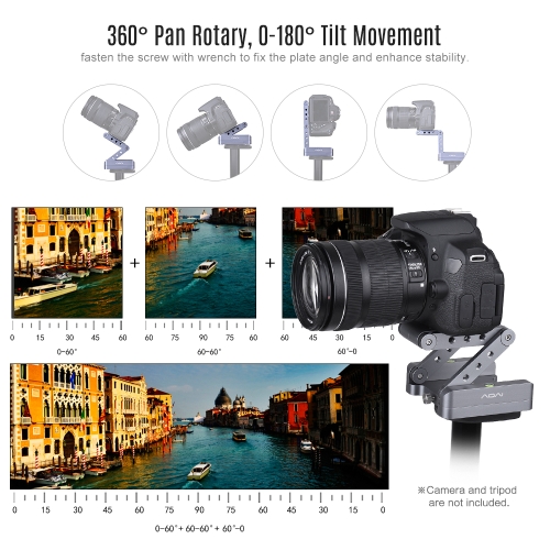 

Z Flex Tilt Tripod Head Aluminum Alloy Folding Z Tilt Head