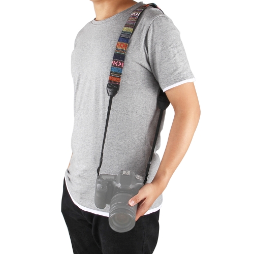 

Retro Style Double Cotton Yard Colorful Pattern Shoulder