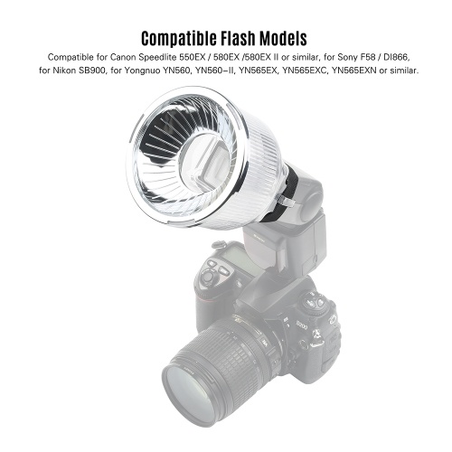 

Universal Lambancy Dome Flash Diffuser with Orange White Silver Domes for Canon 420EX 430EX 550EX 580EX 600EX for Nikon SB600 SB700 SB800 SB900 SB910 for Sony HVL-F43AM