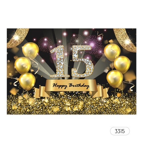 

7*5ft Happy Birthday Photo Backdrop Adult Birthday Theme Photography Background