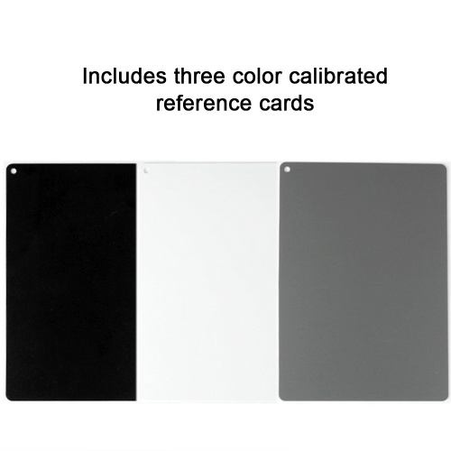 White Black 18% Gray Color Balance Cards Digital Grey Card with Neck-Strap DSLR Camera White Balance Card Photography Accessory