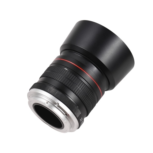 85mm Fixed Focus Camera Lens F1.8 Large Aperture Manual Focus with EF Mount 7 Groups 10 Elements 
