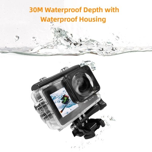 4K 30FPS Action Camera 16MP WiFi Sports Camera 