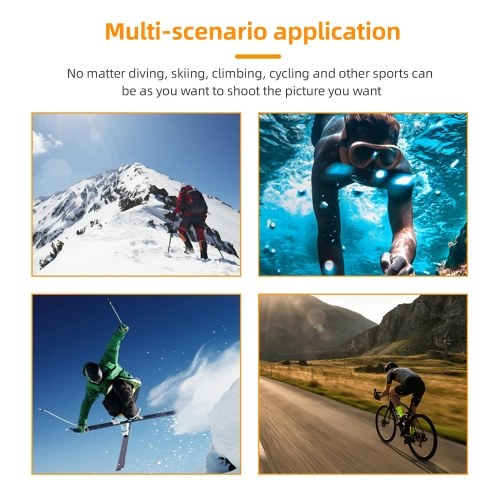 4K 30FPS Action Camera 16MP WiFi Sports Camera 