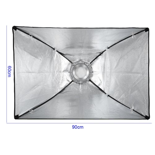 

60 * 90cm / 24 * 35inch Rectangular Softbox Diffuser with Bowens Mount for Studio Flash Speedlite