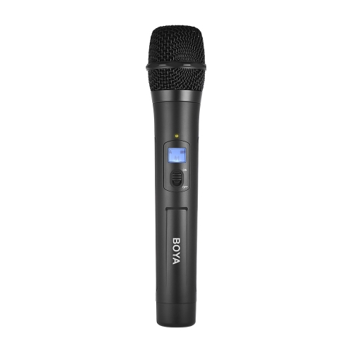 

BOYA BY-WHM8 UHF Wireless Handheld Microphone Динамический микрофон с 48UHF-каналами Работа с приемником BY-WM8 / BY-WM6 для прослушивания видеороликов