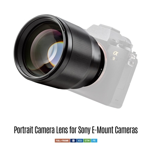Viltrox 85mm F1.8 STM Professional Full-frame Sony E-Mount Camera Prime Lens 