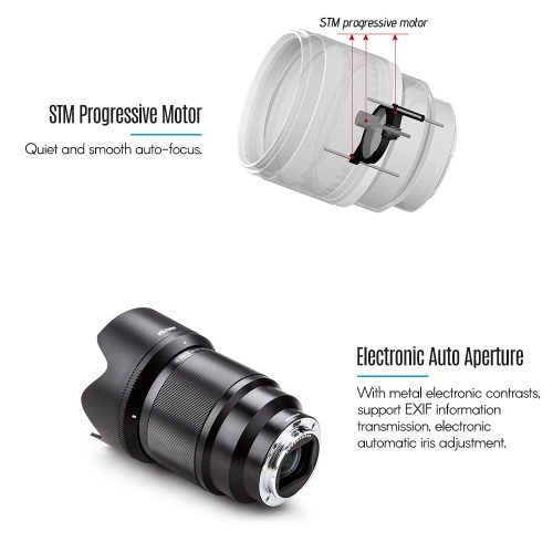 Viltrox 85mm F1.8 STM Professional Full-frame Sony E-Mount Camera Prime Lens 