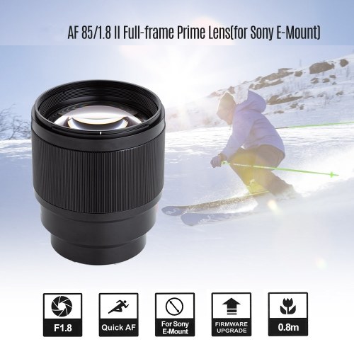 Viltrox 85mm F1.8 STM Professional Full-frame Sony E-Mount Camera Prime Lens 