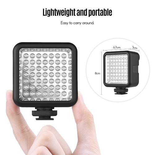Andoer IR49S Mini IR Night Vision Light Infrared Photography Light for Video Camera Camcorder