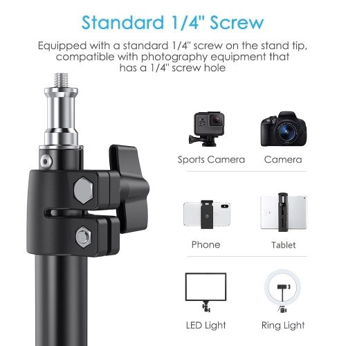 

Andoer RGB LED Video Light + C Clamp Light Stand Set