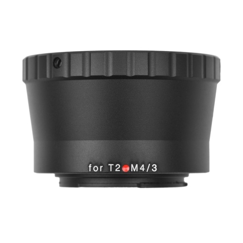 T2-M4/3 Metal Lens Mount Adapter Ring T/T2 Mount Lens Adapter Replacement for Panasonic DMC-G1/DMC-GH1/DMC-GF1 for Olympus EP1/EP2/EPL1 Micro 4/3 Mount Cameras 